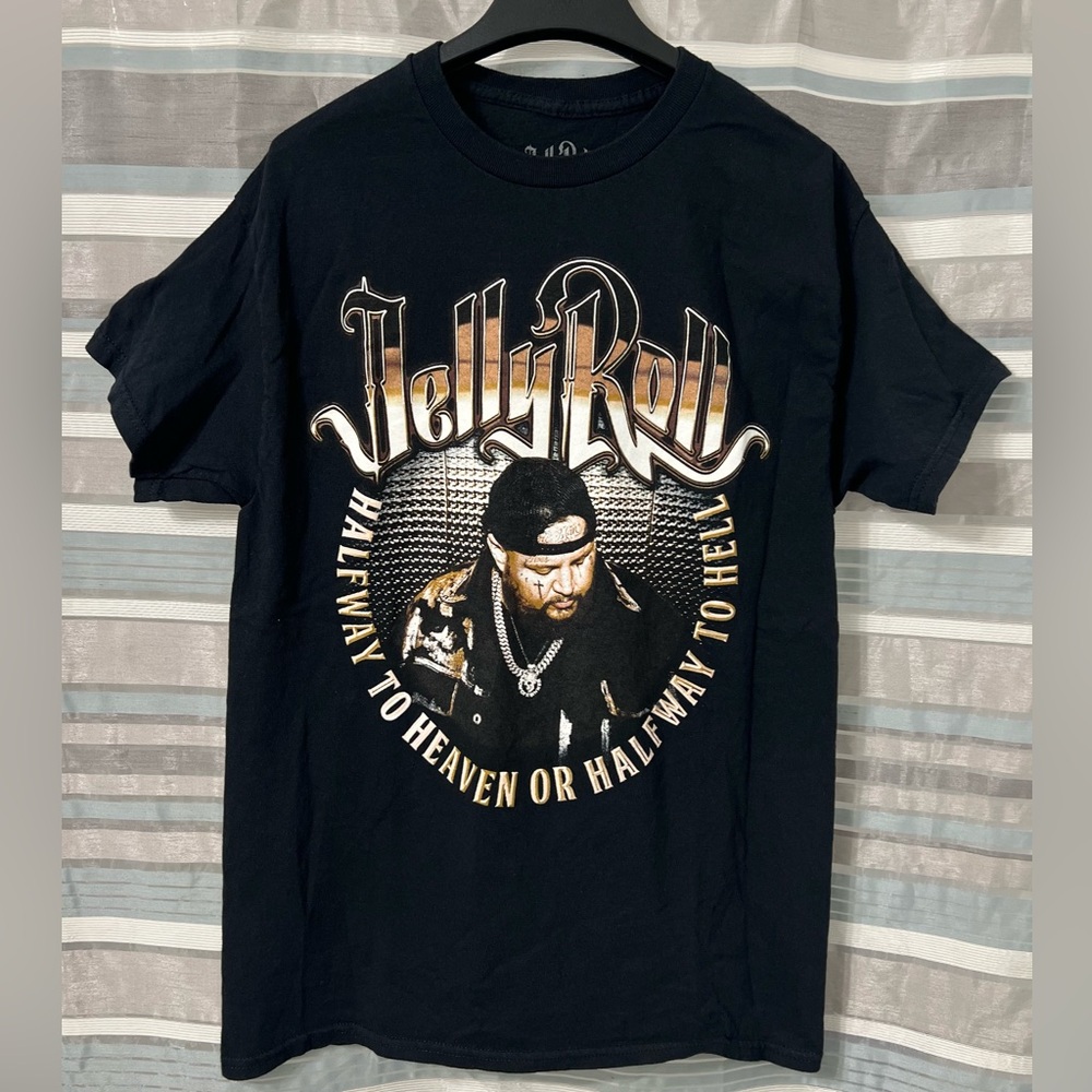 Jelly Roll Halfway to Heaven Black T-Shirt